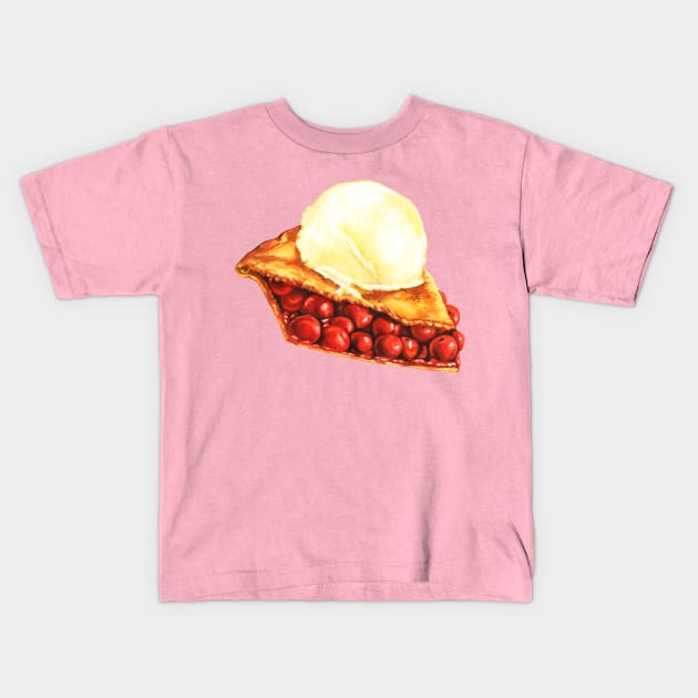 Cherry Pie Kids T-Shirt by KellyGilleran